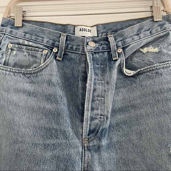 AGOLDE 90s Mid Rise Loose Fit sz 27 in Fall Out - Picture 11 of 15